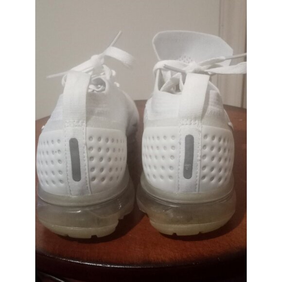 Nike Air Vapormax Flyknit 2 Sneakers Women's Size 8 White Running Comfort Shoes - Picture 9 of 12